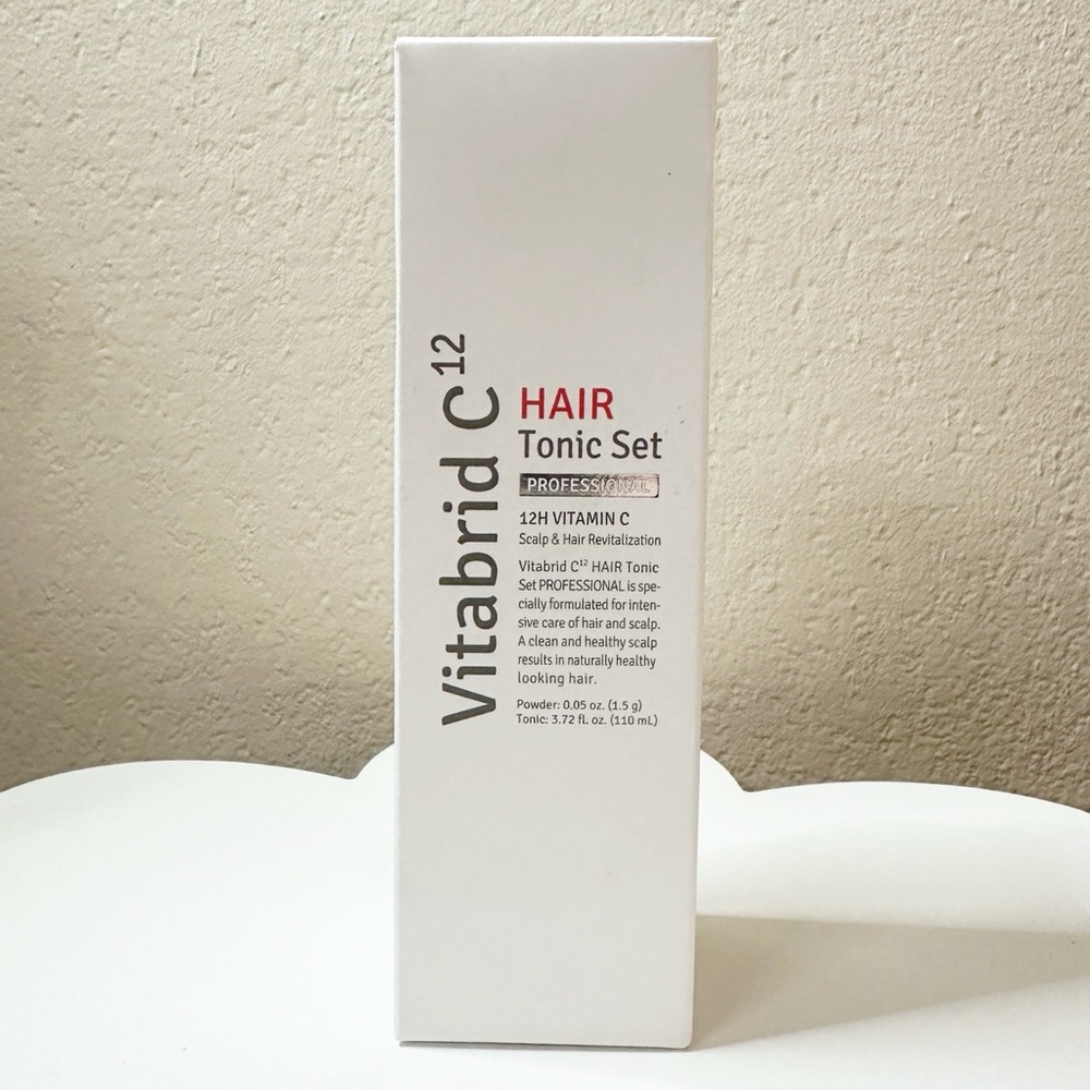 VITABRID C12 Hair Tonic Set professional 12H Vitamin C scalp / hair treatment